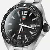 Tag Heuer Formula 1 Quartz Black Dial Silver Steel Strap Watch for Men - WAZ1110.BA0875 Authentic Buy Shop Now