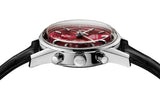 Tag Heuer Carrera Automatic Chronograph Red Dial Black Leather Strap Watch for Men - CBK221G.FC6479 Authentic Buy Shop Now