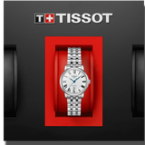 Tissot T Classic Carson Premium Automatic Lady Silver Dial Silver Steel Strap Watch for Women - T122.207.11.033.00 Authentic Buy Shop Now