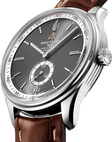 Breitling Premier Automatic 40mm Grey Dial Brown Leather Strap Watch for Men - A37340351B1P2 Authentic Buy Shop Now