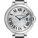 Cartier Ballon Bleu De Cartier Silver Dial Silver Steel Strap Watch for Women - W69011Z4 Authentic Buy Shop Now