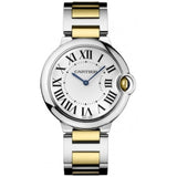 Cartier Ballon Bleu Silver Dial Two Tone Steel Strap Watch for Unisex Watch - W69008Z3 Authentic Buy Shop Now