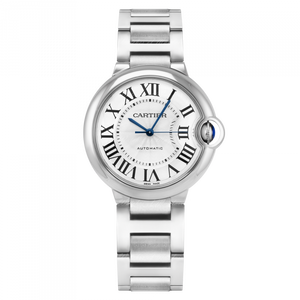 Cartier Ballon Bleu De Cartier Silver Dial Silver Steel Strap Watch for Women - WSBB0044 Authentic Buy Shop Now