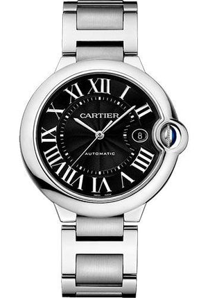 Cartier Ballon Bleu de Cartier Black Dial Silver Steel Strap Watch for Men - W6920042 Authentic Buy Shop Now