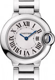 Cartier Ballon Bleu De Cartier White Dial Silver Steel Strap Watch for Women - W69010Z4 Authentic Buy Shop Now