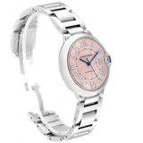 Cartier Ballon Bleu De Cartier Pink Dial Silver Steel Strap Watch for Women - W6920041 Authentic Buy Shop Now