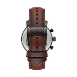 Fossil Brox Multifunction Grey Dial Brown Leather Strap Watch for Men - BQ2800 Authentic Buy Shop Now