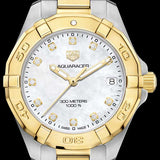 Tag Heuer Aquaracer White Mother of Pearl Dial Watch for Women - WBD1322.BB0320 Authentic Buy Shop Now