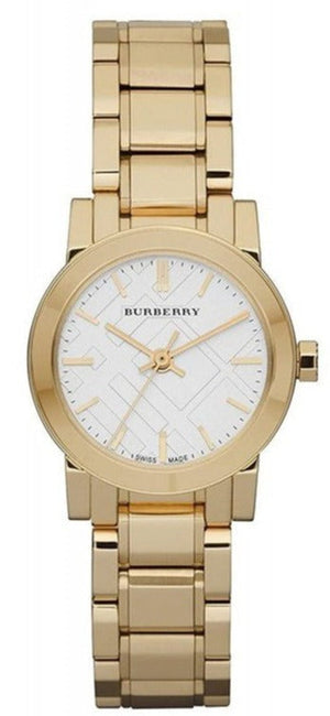 Burberry Heritage White Dial Gold Steel Strap Watch for Women - BU9203 Authentic Buy Shop Now