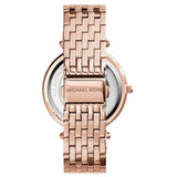 Michael Kors Darci Black Dial Rose Gold Steel Strap Watch for Women - MK3402 Authentic Buy Shop Now