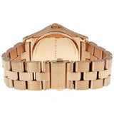 Marc Jacobs Rivera White Dial Rose Gold Steel Strap Watch for Women - MBM3135 Authentic Buy Shop Now