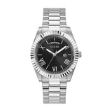 Guess Connoisseur Black Dial Silver Steel Strap Watch for Men - GW0265G1 Authentic Buy Shop Now