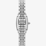 Emporio Armani Gianni T-Bar Quartz White Dial Silver Steel Strap Watch For Women - AR11405 Authentic Buy Shop Now