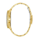 Guess Odyssey Multifunction Black Dial Gold Steel Strap Watch For Men - W1107G4 Authentic Buy Shop Now