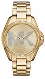 Michael Kors Bradshaw Quartz Gold Dial Gold Steel Strap Watch For Women - MK6555 Authentic Buy Shop Now