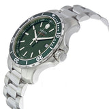 Movado Series 800 Green Dial Silver Steel Strap Watch For Men - 2600136 Authentic Buy Shop Now