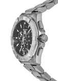 Tag Heuer Aquaracer Chronograph Black Dial Silver Steel Strap Watch for Men - CAY1110.BA0927 Authentic Buy Shop Now