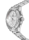 Tag Heuer Aquaracer White Dial Silver Steel Strap Watch for Men - CAY1111.BA0927 Authentic Buy Shop Now