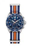 Tag Heuer Formula 1 Quartz Chronograph Blue Dial Two Tone NATO Strap Watch for Men - CAZ1010.FC8196 Authentic Buy Shop Now