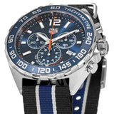 Tag Heuer Formula 1 Chronograph Blue Dial Two Tone NATO Strap Watch for Men - CAZ1014.FC8197 Authentic Buy Shop Now