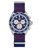 Tag Heuer Formula 1 Redbull Edition Chronograph Blue Dial Blue NATO Strap Watch for Men - CAZ1018.FC8213 Authentic Buy Shop Now