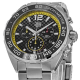Tag Heuer Formula 1 Chronograph Black Dial Silver Steel Strap Watch for Men- CAZ101AC.BA0842 Authentic Buy Shop Now