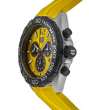 Tag Heuer Formula 1 Chronograph Yellow Dial Yellow Rubber Strap Watch for Men - CAZ101AM.FT8054 Authentic Buy Shop Now