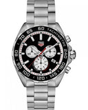 Tag Heuer Formula 1 Chronograph Black Dial Silver Steel Strap Watch for Men - CAZ101E.BA0842 Authentic Buy Shop Now