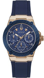 Guess Zena Blue Dial Blue Silicone Strap Watch For Women - W1094L2 Authentic Buy Shop Now
