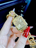 Guess Vanity Gold Dial Gold Steel Strap Watch for Women - W1029L2 Authentic Buy Shop Now