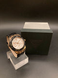 Guess Limelight Quartz White Dial Black Leather Strap Watch For Women - W0775L9 Authentic Buy Shop Now