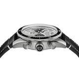Tag Heuer Autavia Chronometer Flyback Chronograph Silver Dial Black Leather Strap Watch for Men - CBE511B.FC8279 Authentic Buy Shop Now