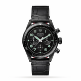 Tag Heuer Autavia Chronometer Flyback Chronograph Black Dial Black Leather Strap Watch for Men - CBE511C.FC8280 Authentic Buy Shop Now