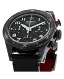 Tag Heuer Autavia Chronometer Flyback Chronograph Black Dial Black Leather Strap Watch for Men - CBE511C.FC8280 Authentic Buy Shop Now