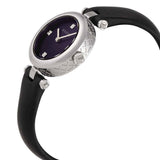 Gucci Diamantissima Quartz Diamonds Black Dial Black Leather Strap Watch for Women - YA141506 Authentic Buy Shop Now