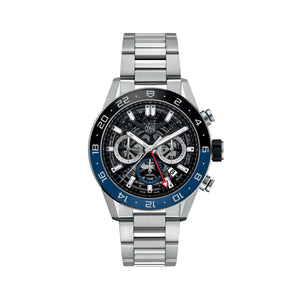 Tag Heuer Carrera Chronograph Blue Dial Silver Steel Strap Watch for Men - CBG2A1Z.BA0658 Authentic Buy Shop Now