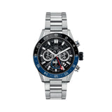 Tag Heuer Carrera Chronograph Blue Dial Silver Steel Strap Watch for Men - CBG2A1Z.BA0658 Authentic Buy Shop Now