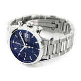 Tag Heuer Carrera Chronograph 41mm Blue Dial Silver Steel Strap Watch for Men - CBK2112.BA0715 Authentic Buy Shop Now