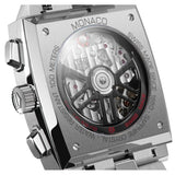 Tag Heuer Monaco Automatic Chronograph Black Dial Silver Steel Strap Watch for Men - CBL2113.BA0644 Authentic Buy Shop Now