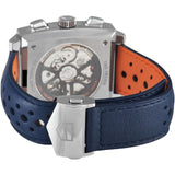 Tag Heuer Monaco Gulf Automatic Chronograph Blue Dial Blue Leather Strap Watch for Men - CBL2115.FC6494 Authentic Buy Shop Now