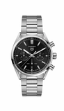 Tag Heuer Carrera Chronograph Black Dial Silver Steel Strap Watch for Men - CBN2010.BA0642 Authentic Buy Shop Now