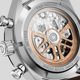 Tag Heuer Carrera Chronograph White Dial Brown Leather Strap Watch for Men - CBN2013.FC6483 Authentic Buy Shop Now