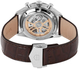 Tag Heuer Carrera Chronograph Grey Dial Brown Leather Strap Watch for Men - CBN2012.FC6483 Authentic Buy Shop Now