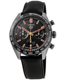 Tag Heuer Carrera Year of The Rabbit Automatic Chronograph Black Dial Black Leather Strap Watch for Men - CBN2A1L.FC6521 Authentic Buy Shop Now