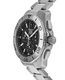 Tag Heuer Aquaracer Professional 200 Date Black Dial Silver Steel Strap Watch for Men - CBP1110.BA0627 Authentic Buy Shop Now