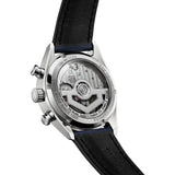 Tag Heuer Carrera Chronograph Black Dial Black Leather Strap Watch for Men - CBN201C.FC6542 Authentic Buy Shop Now