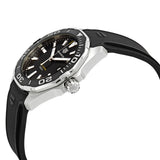 Tag Heuer Aquaracer Quartz Black Dial Black Rubber Strap Watch for Men - WAY101A.FT6141 Authentic Buy Shop Now