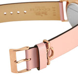 Coach Perry Rose Gold Dial Pink Leather Strap Watch for Women - 14503332-C Authentic Buy Shop Now