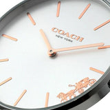 Coach Perry Silver Dial Two Tone Steel Strap Watch for Women - 14503346 Authentic Buy Shop Now