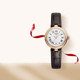 Tissot Bellissima Small Lady White Dial Brown Leather Strap Watch For Women - T126.010.36.013.00 Authentic Buy Shop Now